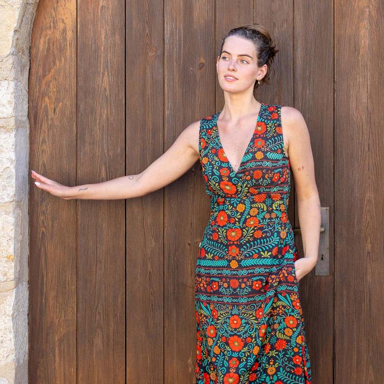 vestido BLAI largo mexic