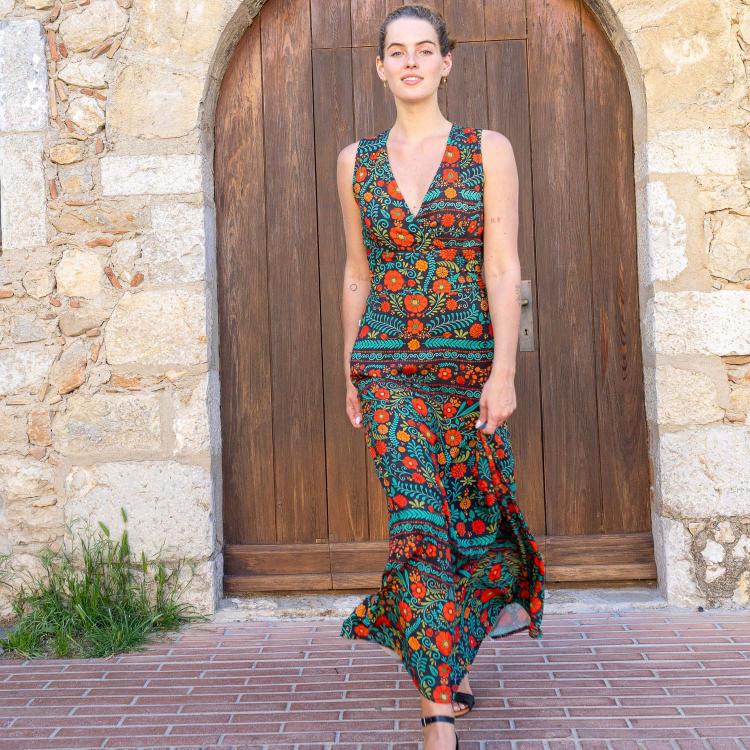 vestido BLAI largo mexic