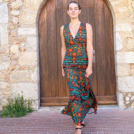 vestido BLAI largo mexic