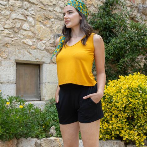 pantalon DEVI liso viscosa