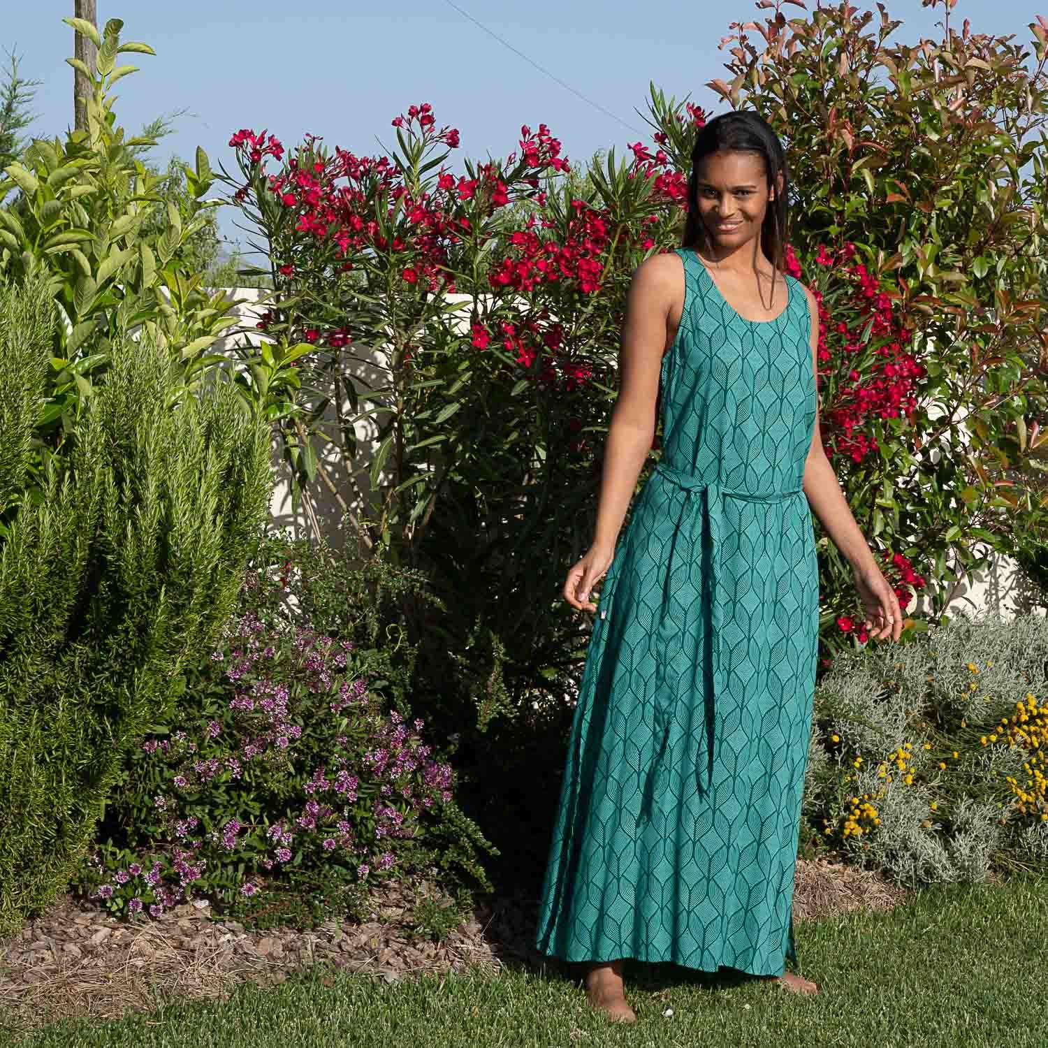 VESTIDO MARTA largo congo