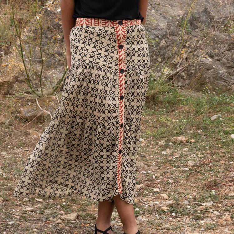 Falda DAMA African negro