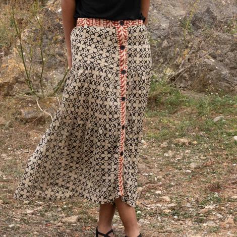 Falda DAMA African negro