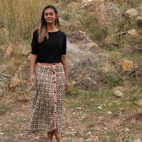 Falda DAMA African negro