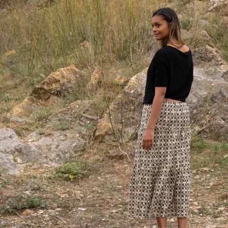 Falda DAMA African negro