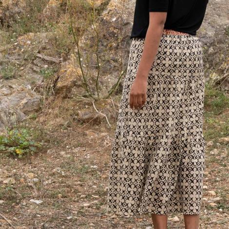 Falda DAMA African negro