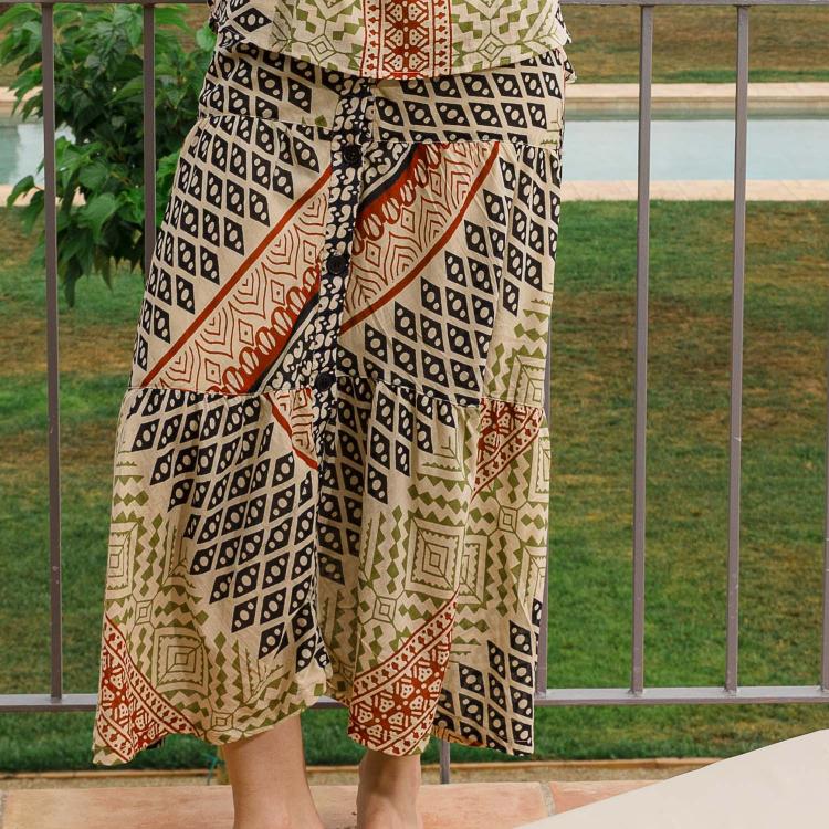 Falda DAMA African mix