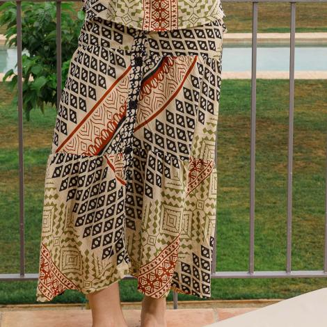 Falda DAMA African mix