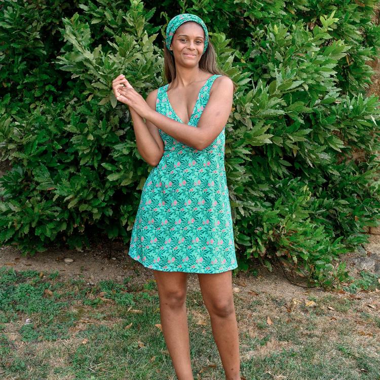 vestido CUBA flor