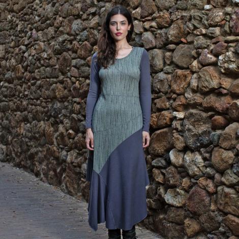 VESTIDO MARTE BLAT CAQUI